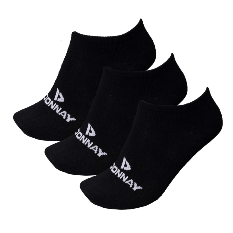 Donnay Unisex Sneakersokken - Zwart - 3 paar