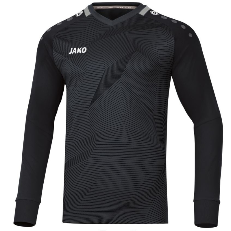 Jako Goal Keepersshirt Zwart/Grijs shirt (Naam Rugnummer): Nee)