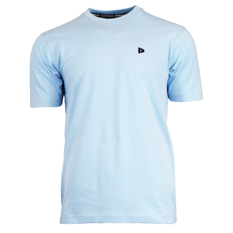 Donnay Heren - T-Shirt Vince - Lichtblauw
