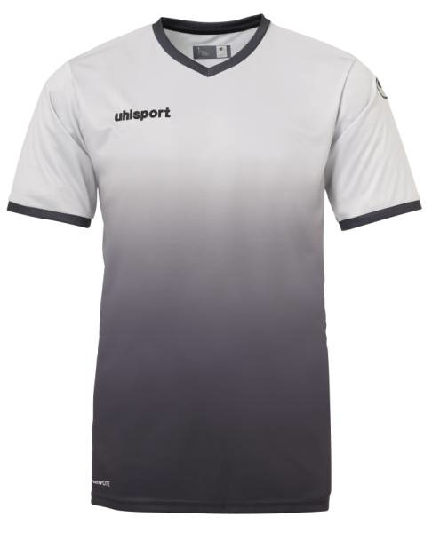 Uhlsport Division Shirt korte mouw zilvergrijs/zwart