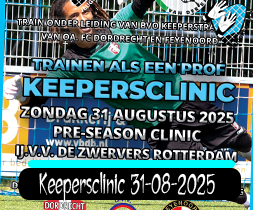 Keepersclinic 31-08-2025 IJ.V.V. de Zwervers Rotterdam