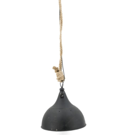 Metalen hanglamp met touw XL - Kolony (MF028)