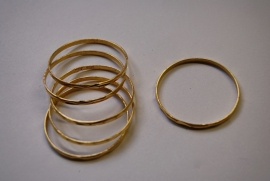 diameter 4 cm - 3-pce set of Princess bracelets for young girls GOLD color
