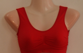 XL/ XXL - Comfortable, sleeveless stretch bra, seamless workout stretch top WHITE, BEIGE, PINK, LIGHT PINK, LIGHT BLUE, BLACK