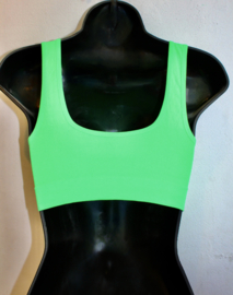 Fitness stretch topje met vulling FUCHSIA, FLUO ROSE, FELGROEN, WIT - S/M - M/L