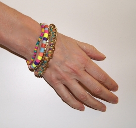 Ibiza "Rainbow" 4-piece bracelet set - 4 bracelets "Arc en ciel"