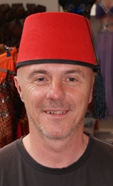 Fez Fes Tarboosh hoofddeksel heren ROOD - Fez men's arabic /Turkish hat ROOD