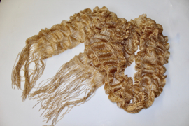 GOLDEN shawl elastic with fringe