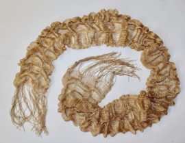 GOLDEN shawl elastic with fringe