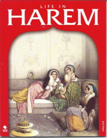 Boek "Life in Harem" English Book about Topkapi harem in Istanbul with painted pictures