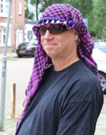 Palestijnse sjaal DONKERROOD  - Keffiyeh - Chafiyeh