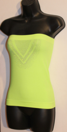 Small Medium  - Belly body  non transparent FLUORESCENT YELLOW/PINK/ ORANGE, TURQUOISE, BLACK, PURPLE - Bustier élastique