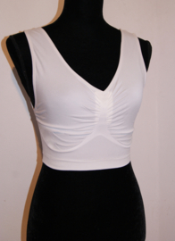 M, L - Comfortable, sleeveless stretch, seamless workout top, microfibre, SHADES OF PINK, BEIGE