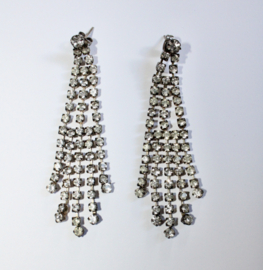 1 pair of Strass Only Earrings, pins