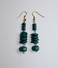 Lightweight beaded Earrings TURQUOISE BLUE