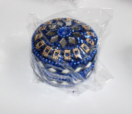 Round Glitter, mirrored boxes for surprise, mini gift box  - 5,2 cm diameter