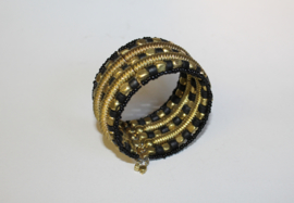 one size - bracelet Indian Tribal BLACK GOLD