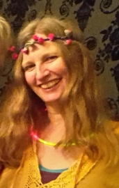 Bloemetjes hippie hoofdbandje haarband meisjes dames met roosjes - one size - Hippy