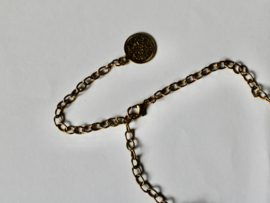Triangular GOLDEN coins necklace
