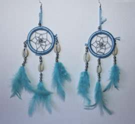 XL XLong - Dreamcatcher earrings BLUE