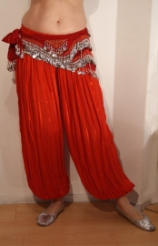 one size - Harempants cotton RED - Saroual ROUGE pantalon harem 1001 Nuits