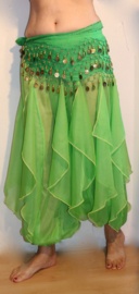 one size - Wavepants LIGHT GREEN - Pantalon harem, saroual ondé demi transparant VERT CLAIR