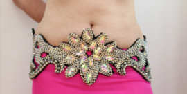 Oriental bellydance costumes Strass and Rhinestones Only GOLD or BLACK DIAMOND - Diamanté