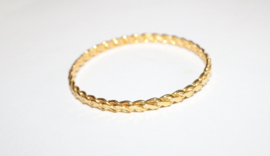 GOUDEN Prinsessen armbandje meisje kind - 4,5 cm of 5 cm diameter