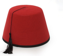 RED Fez men's arabic /Turkish hat 1001 Nights - Fez bonnet pour homme 1001 Nuits