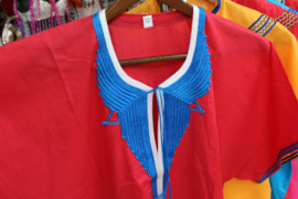 Medium, Large, Extra Large, XL, XXL - Egyptian dress cotton FUCHSIA, YELLOW, RED