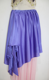 Asymmetrisch puntenrokje VIOLET PAARS - one size fits S, M, L, XL - size 36/38/40/42