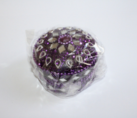 Glitterdoosjes cadeau doosjes - 5,5 cm diameter