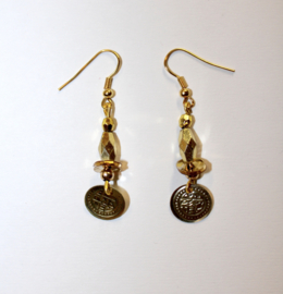Subtle GOLDEN coins earrings