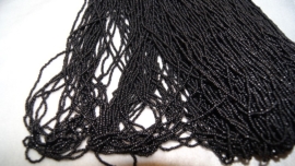 500grams BLACK beads on strings