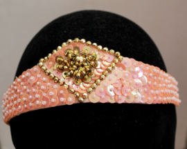 one size - Hippy girls ladies flower head band with roses