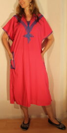 Medium, Large, Extra Large, XL, XXL - Egyptian dress cotton FUCHSIA, YELLOW, RED