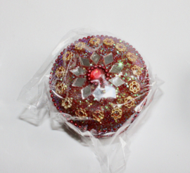 Glitterdoosjes cadeau doosjes - 5,5 cm diameter