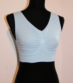 XL/ XXL - Comfortable, sleeveless stretch bra, seamless workout stretch top WHITE, BEIGE, PINK, LIGHT PINK, LIGHT BLUE, BLACK