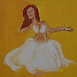 Bellydance painting Robert Pennekamp nr 296g