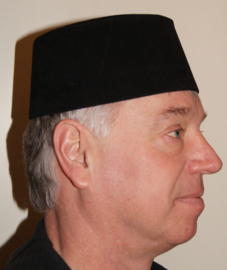 Fez Fes Tarboosh Fez men's arabic /Turkish hat with tassel BLACK