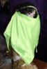 1001 Nights Harem veil FLUORESCENT GREEN - Voile + bande sequins 1001 nuits VERT (FLUO)