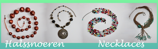 halssnoeren kettingen necklaces kralensnoer