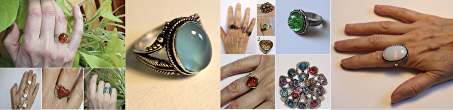 ringen Buikdanswinkel gemstone rings