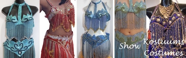 Buikdans kostuums glamour Egypte Turkije Orientaalse Dans oriental Bellydance costumes 