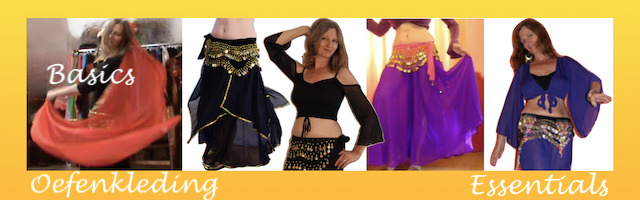 buikdanskleding oefenkleding bellydance basics essentials stretch topje harembroek orientaals