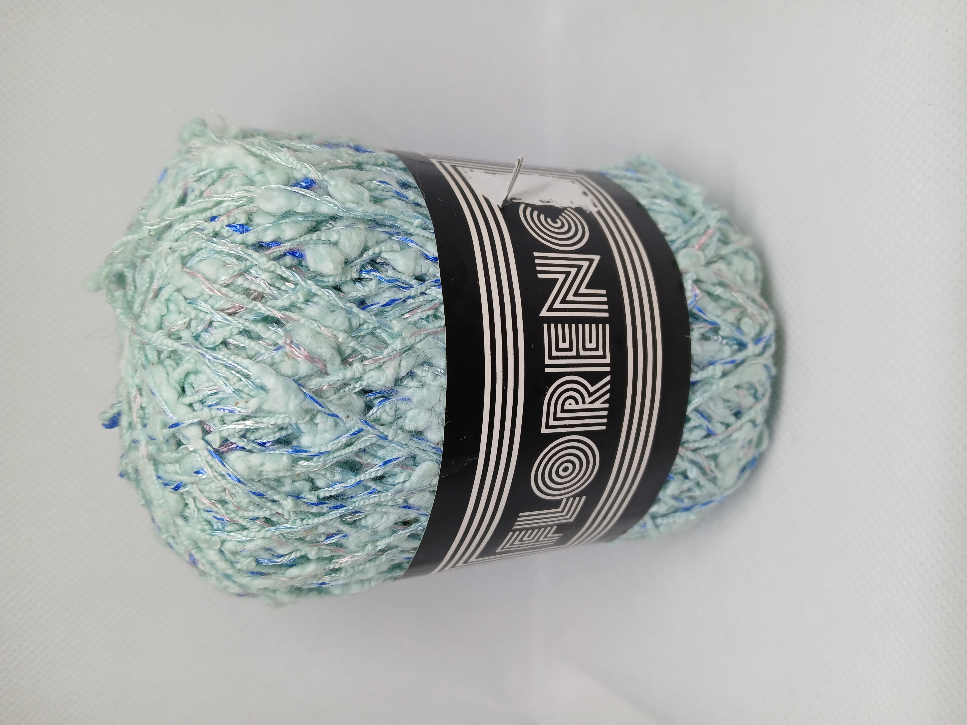 Florence Mintgroen/Blauw/Roze met Linnen
