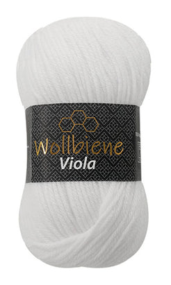 Wollbiene Viola Wit 12