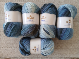 Pakket 5 bollen DMC Brio kleur 402