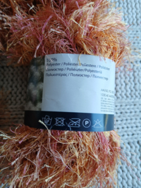 Elegance Fluffy Roze/Oranje 5 bollen
