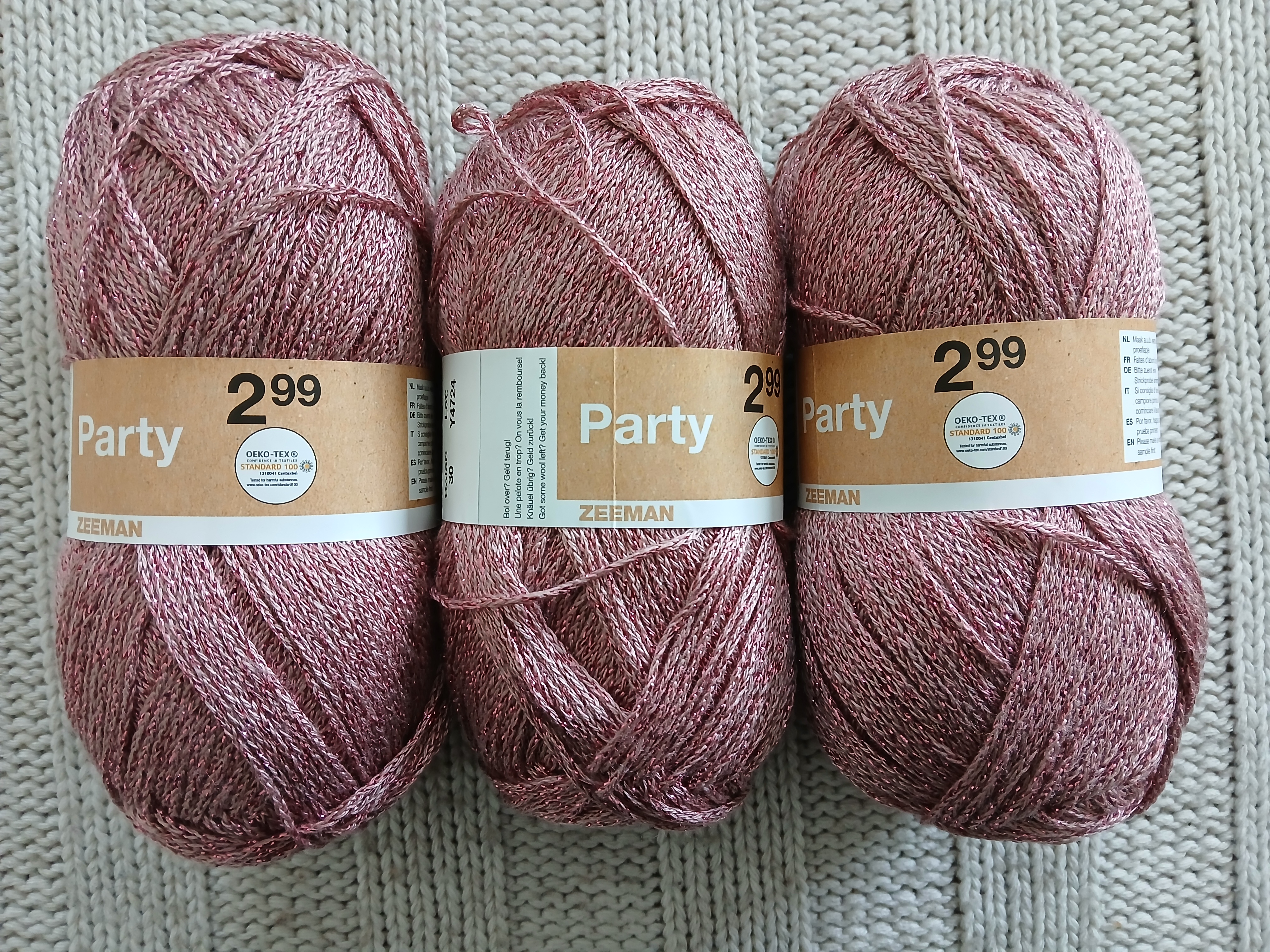 3 bollen zeeman party roze